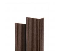 Угол торцевой Tehno Шоколад 