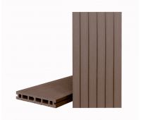 Террасная доска КЛАССИК пустотелая с пазом Тик Киото Кантри (Под заказ)