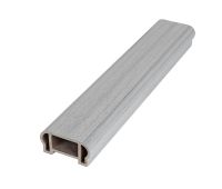 Перила верхнее фигурное 100х50 Extrusion Серый