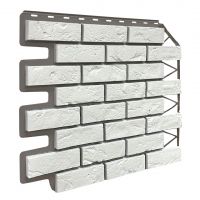 Фасадные панели Кирпич Баварский - Белый