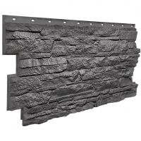 Фасадные панели (цокольный сайдинг) коллекция Скала - Кварцевый